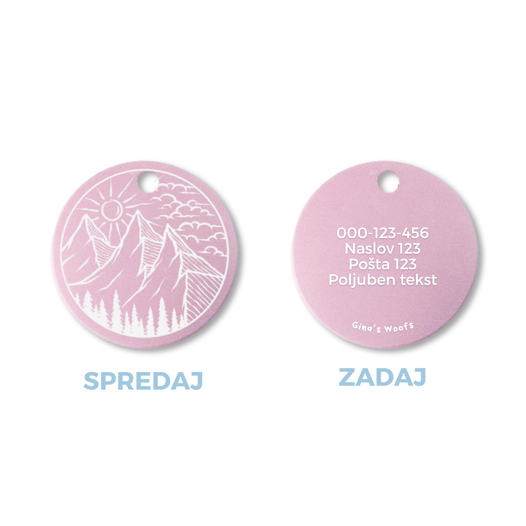 Privjesak za identifikaciju - KRUG