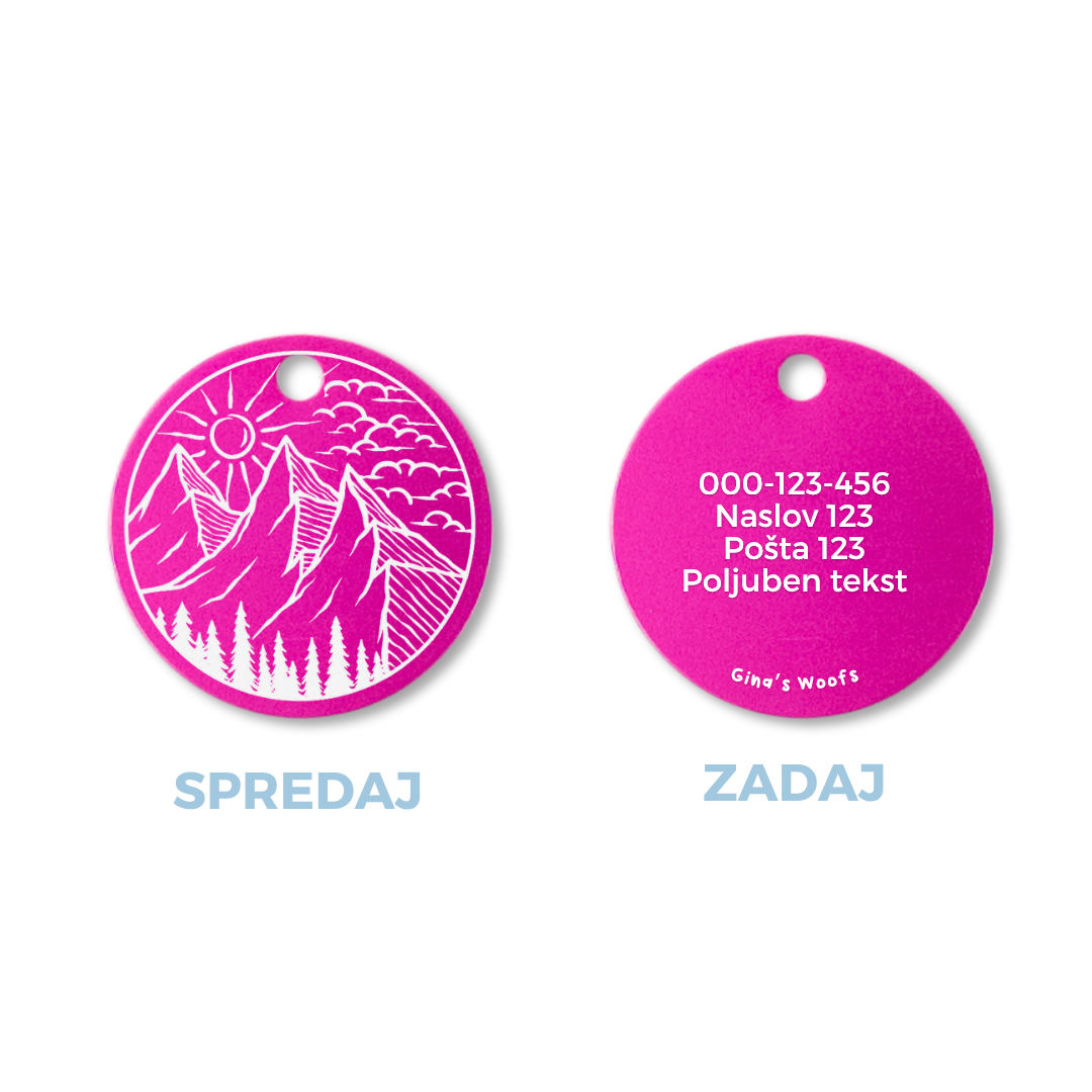 Privjesak za identifikaciju - KRUG