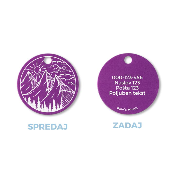 Privjesak za identifikaciju - KRUG