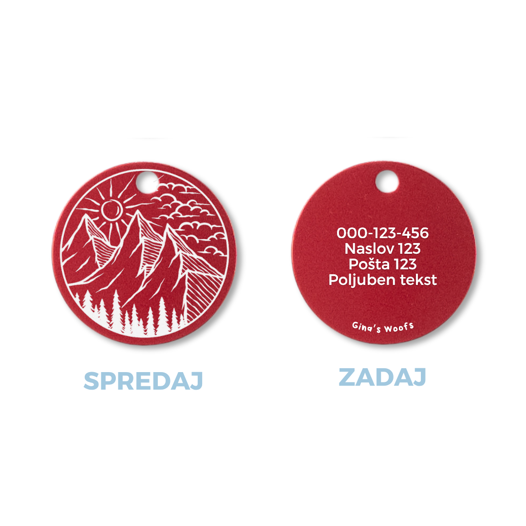 Privjesak za identifikaciju - KRUG