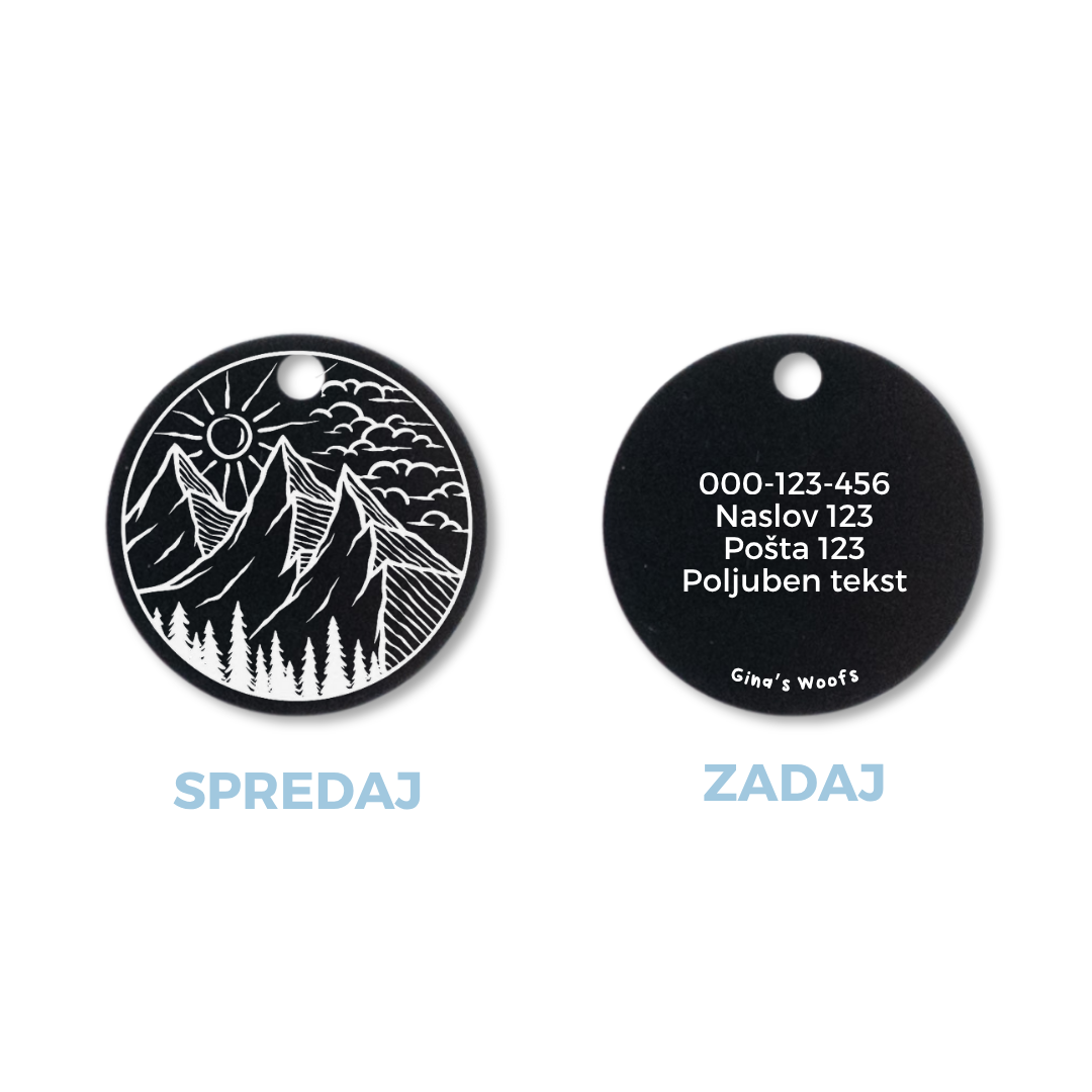 Privjesak za identifikaciju - KRUG