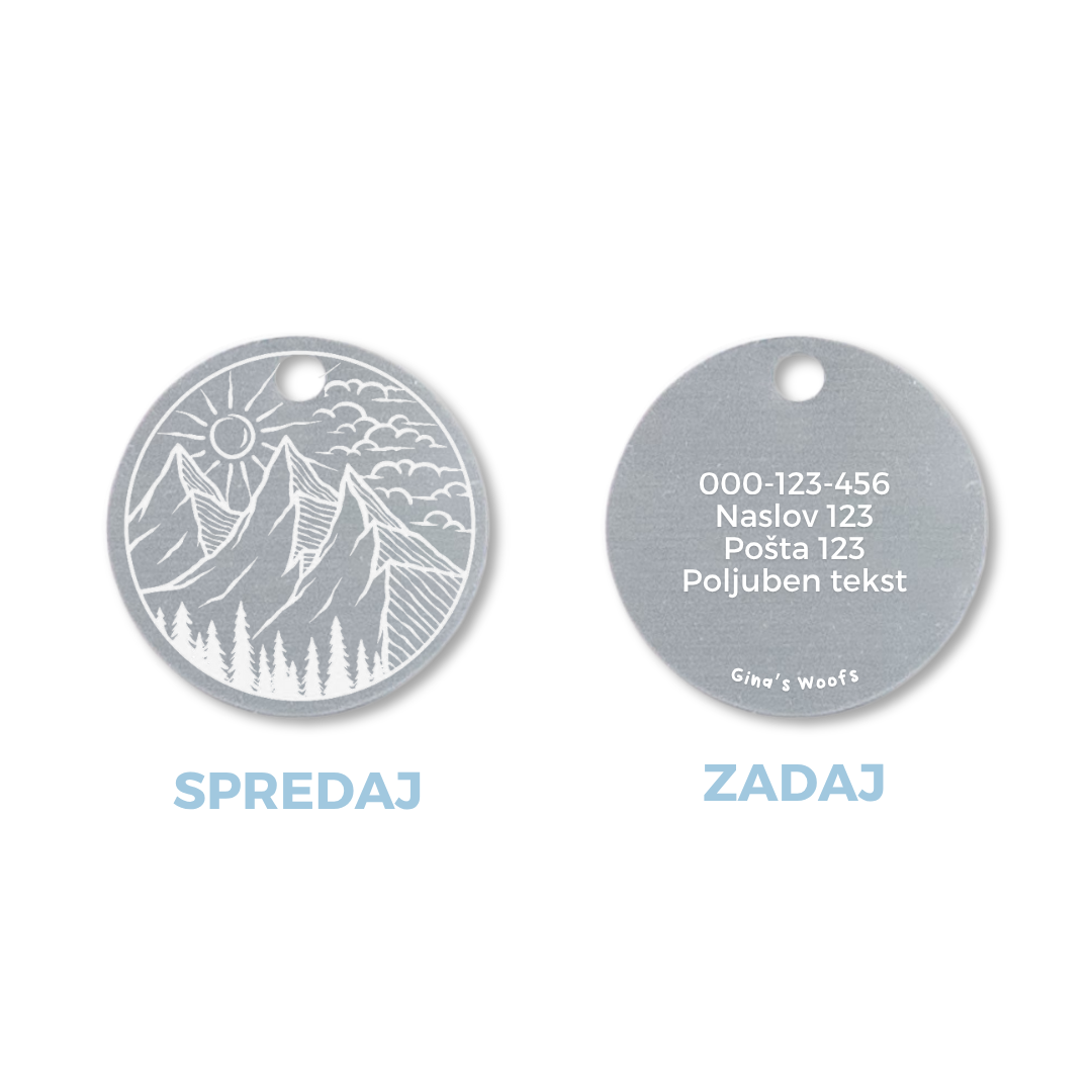 Privjesak za identifikaciju - KRUG