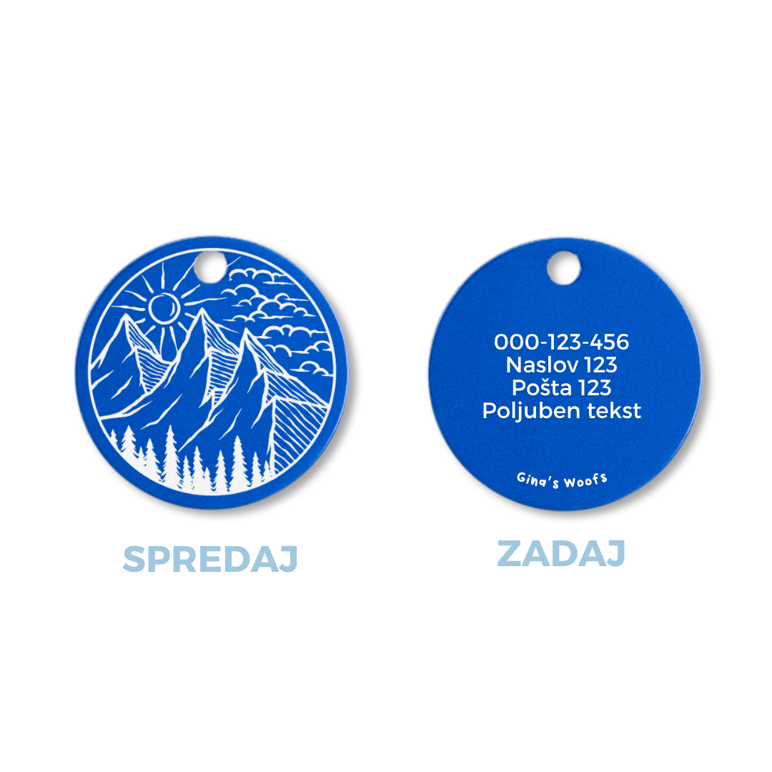 Privjesak za identifikaciju - KRUG