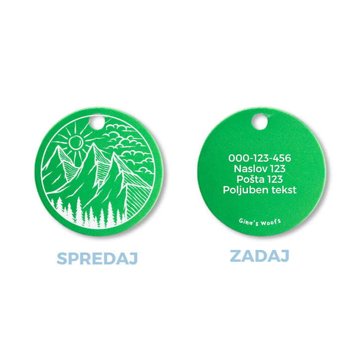 Privjesak za identifikaciju - KRUG