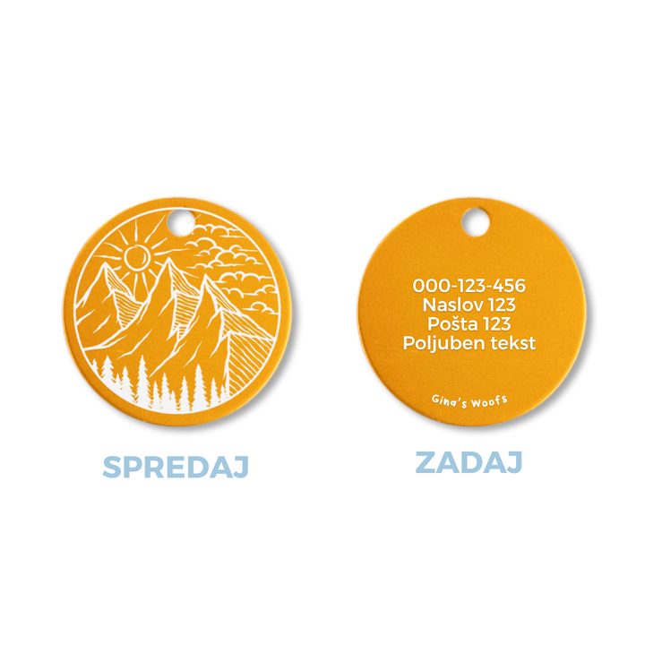 Privjesak za identifikaciju - KRUG