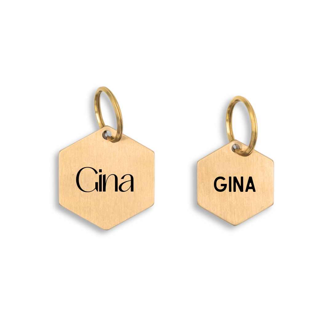 ID privjesak - Hexa GOLD