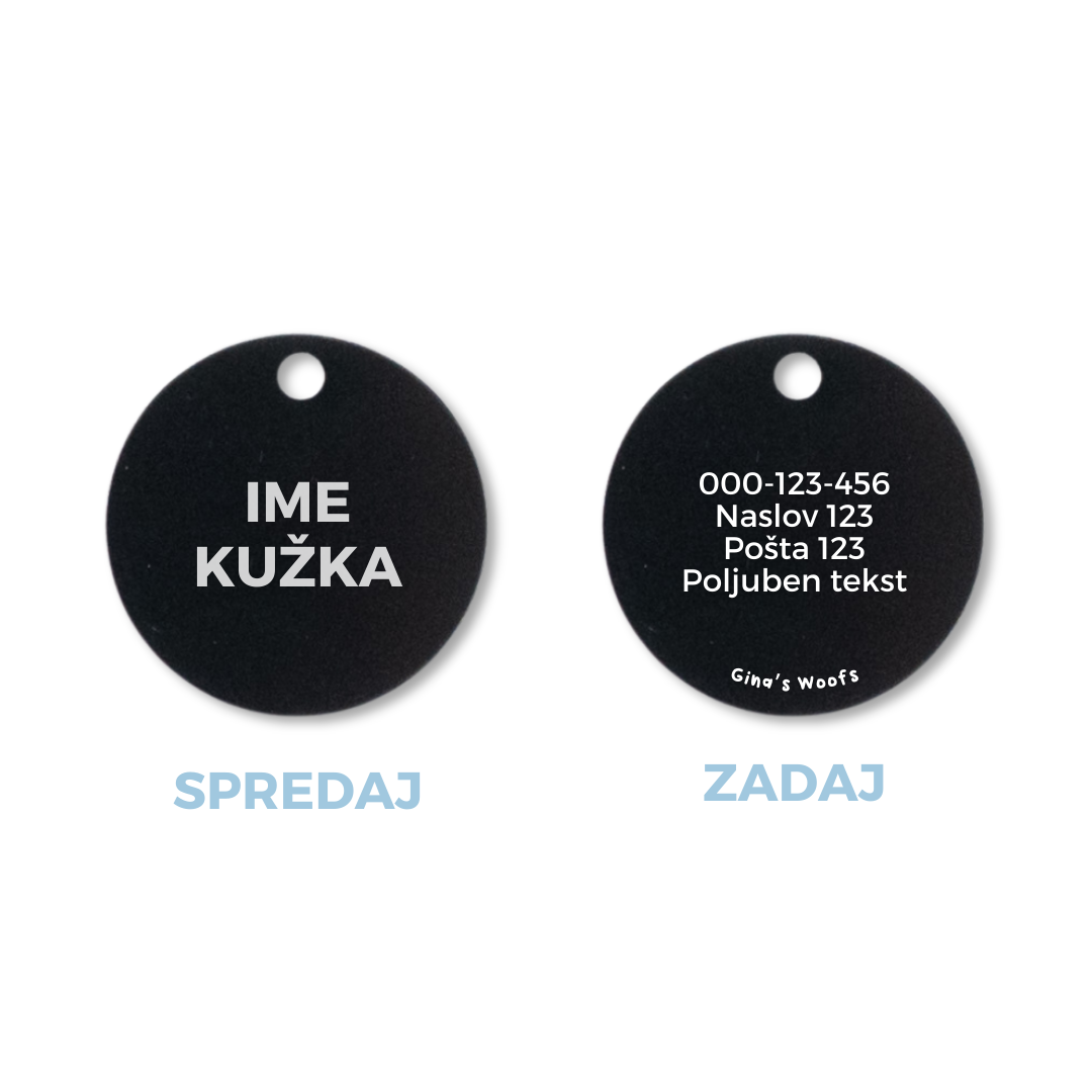 Privjesak za identifikaciju - KRUG