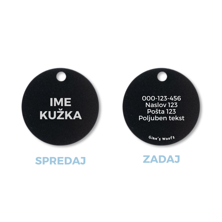 Privjesak za identifikaciju - KRUG