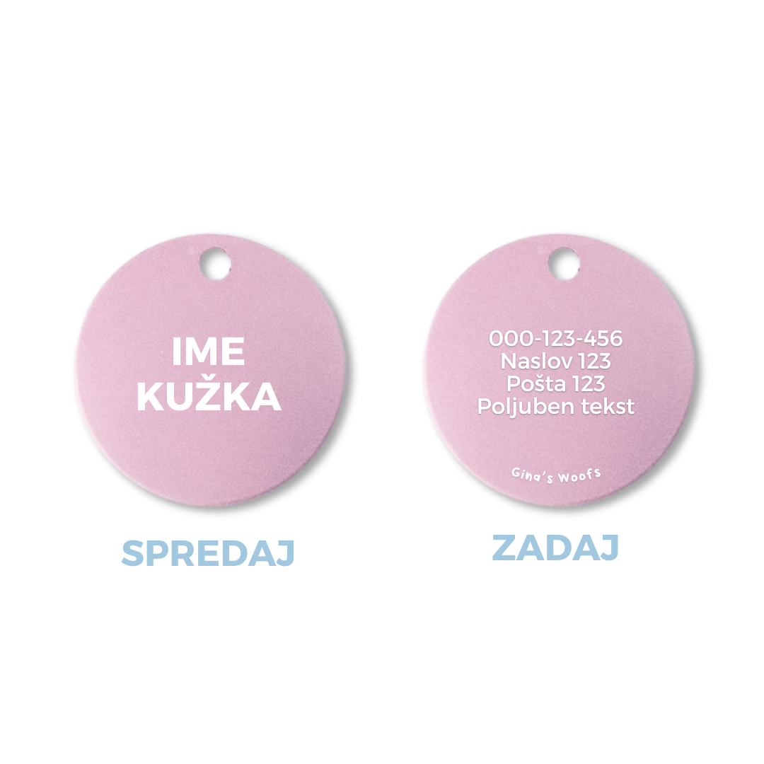 Privjesak za identifikaciju - KRUG