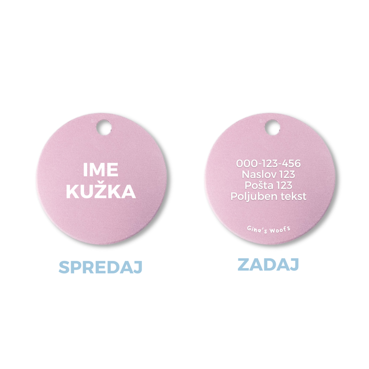 Privjesak za identifikaciju - KRUG