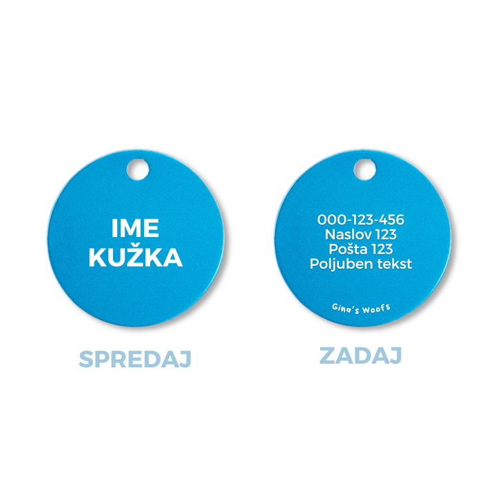 Privjesak za identifikaciju - KRUG