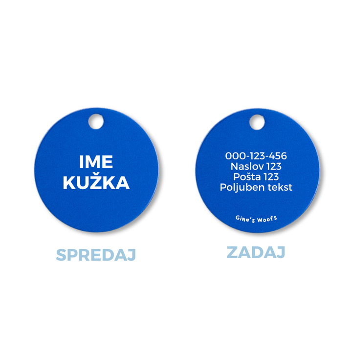 Privjesak za identifikaciju - KRUG