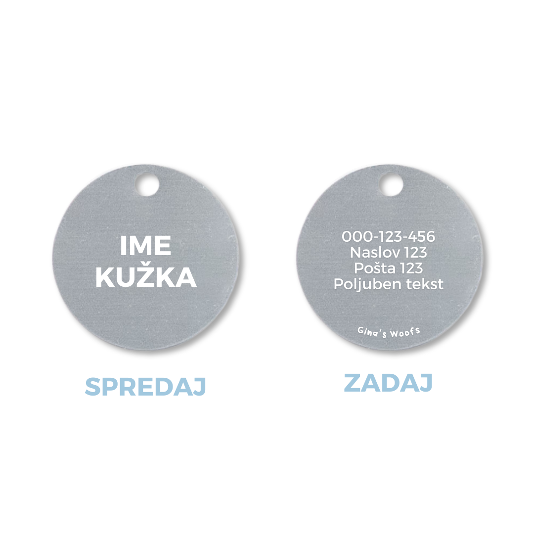 Privjesak za identifikaciju - KRUG