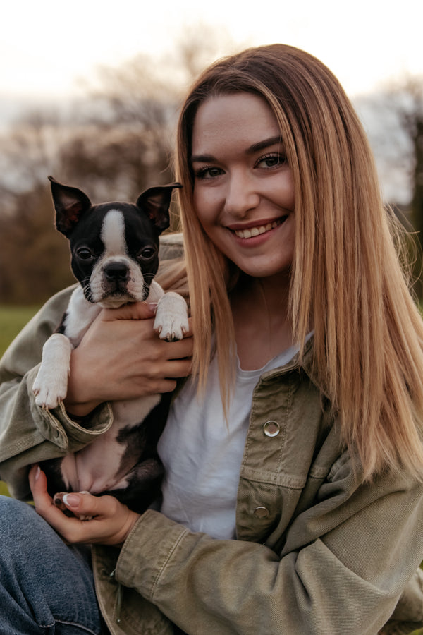Anja in bostonska terierka Beba