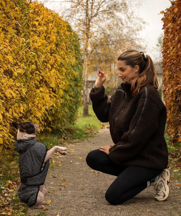 Monika in boston terierka Fia