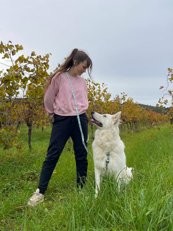 Ana in švicarski ovčar Finn